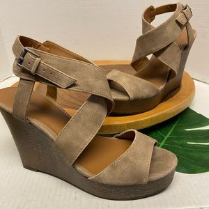 Indigo Rd. ankle Strap Wedges